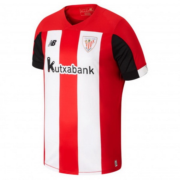 Athletic Bilbao Trikot Heim 2019-20 Rote Weiß Fussballtrikots Günstig